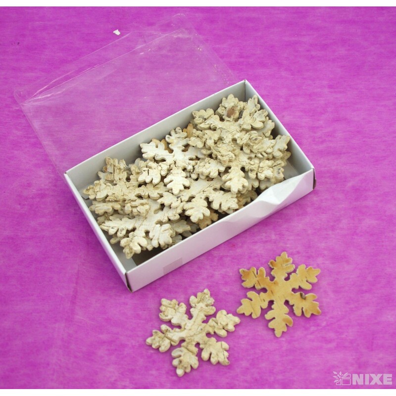 VLOČKA BŘÍZA 8cm 24ks*PŘÍRODNÍ