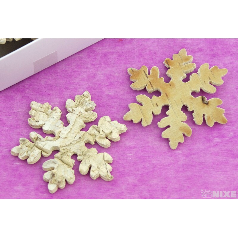 VLOČKA BŘÍZA 8cm 24ks*PŘÍRODNÍ