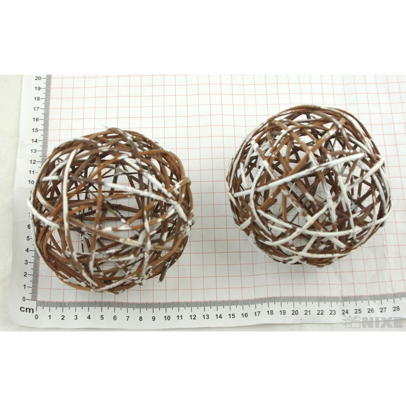 KOULE PEDIG SNÍH 12cm*BÍLÁ