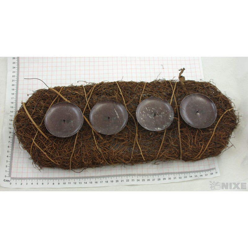 SVÍCEN 40x15cm*HNĚDÁ