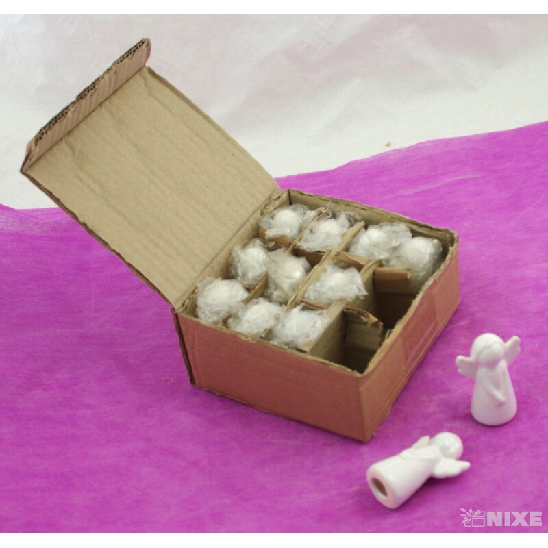 ANDĚL PORCELÁN 6,5cm*BÍLÁ