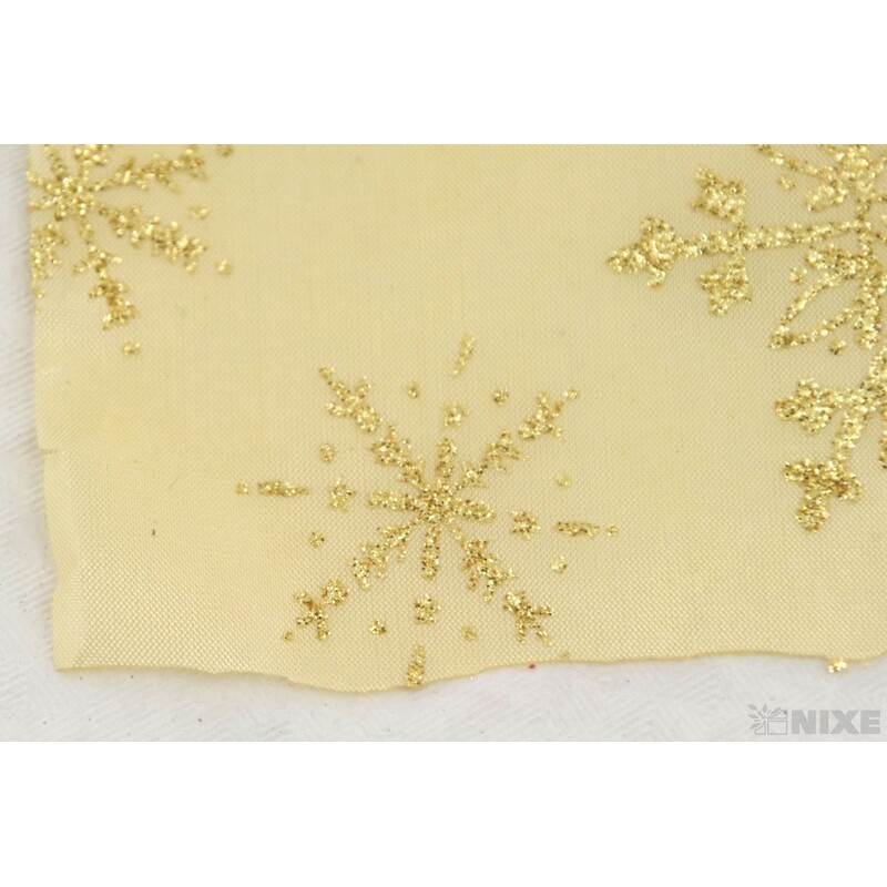 ROLE SATÉN TISK 36cmx3m*ZLATÁ