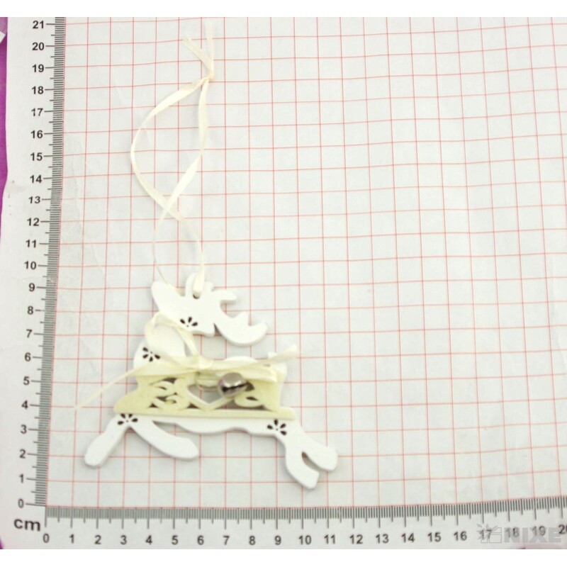 ZÁVĚS SOB D 9cm*BÍLÁ