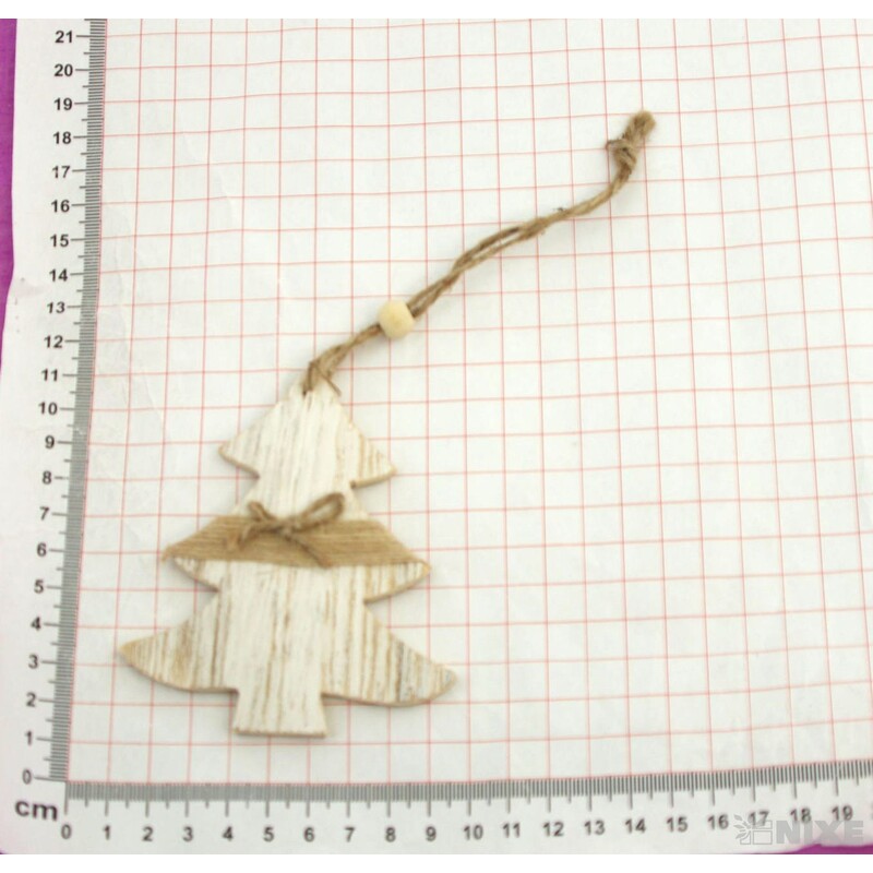 ZÁVĚS STROMEK D 10cm*BÍLÁ