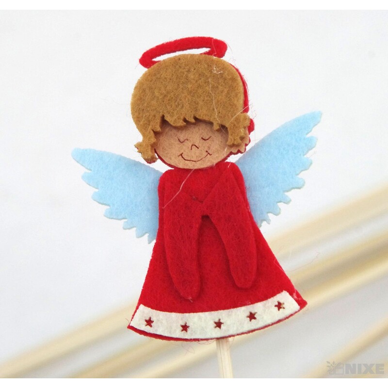 ZÁPICH FILC ANDĚL 12ks 7x34cm*