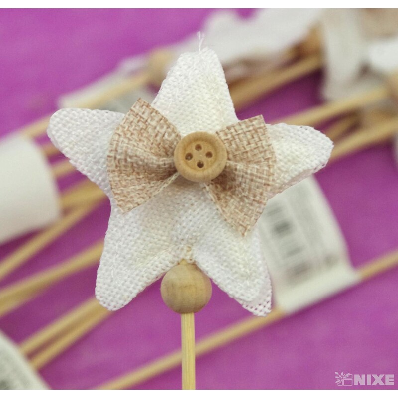 ZÁPICH HVĚZDA 12ks 7x32cm*MIX BAREV