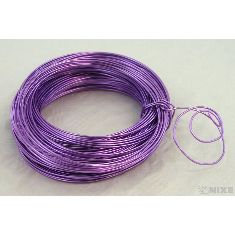 DRÁT HLINÍKOVÝ 2mmx60m*LEVANDULOVÁ