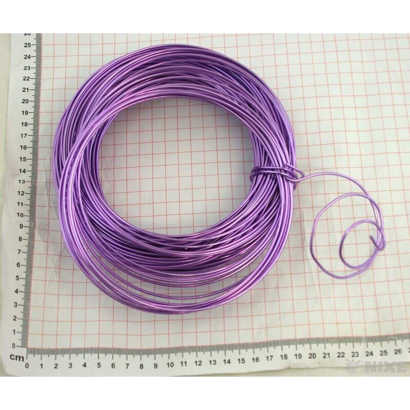 DRÁT HLINÍKOVÝ 2mmx60m*LEVANDULOVÁ