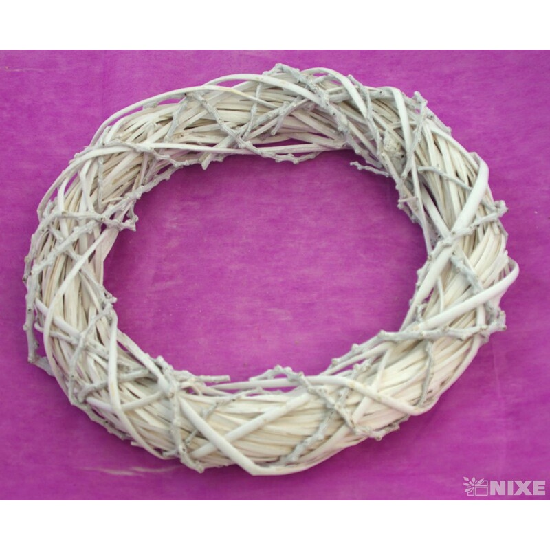 VĚNEC PROUTĚNÝ 35cm*MIX BAREV