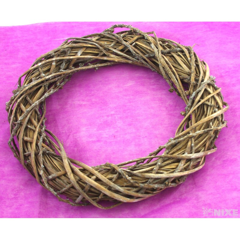 VĚNEC PROUTĚNÝ 35cm*MIX BAREV