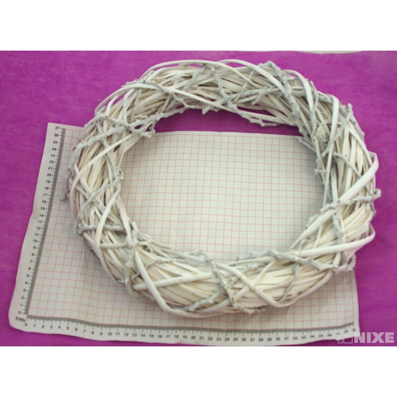 VĚNEC PROUTĚNÝ 35cm*MIX BAREV