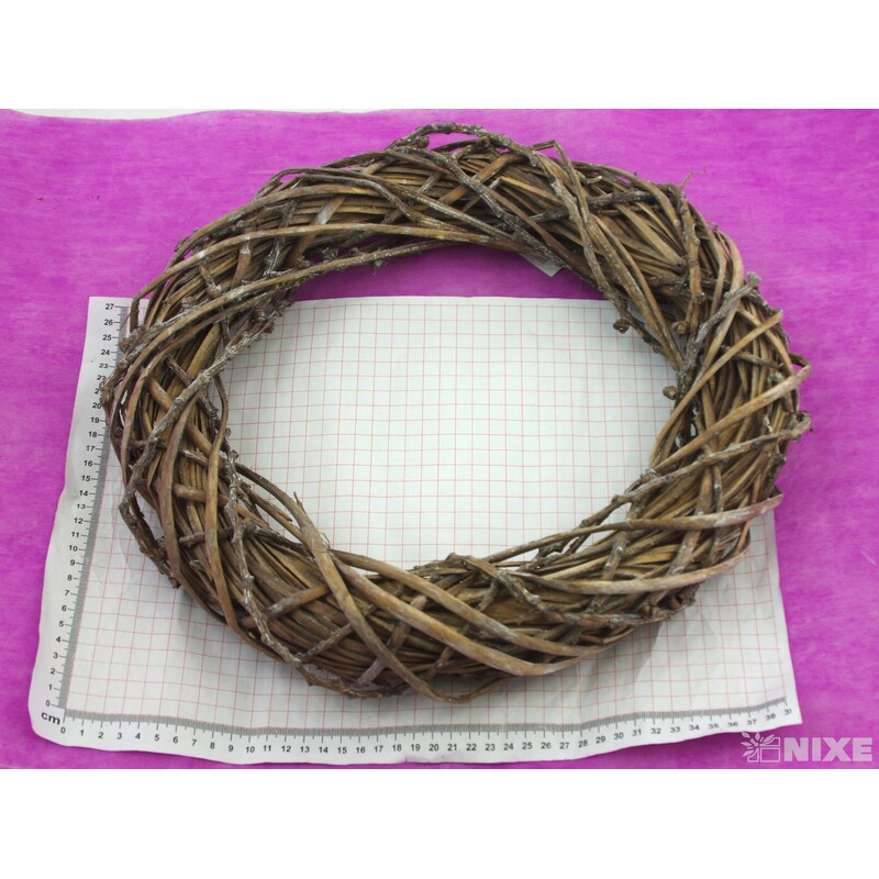 VĚNEC PROUTĚNÝ 35cm*MIX BAREV