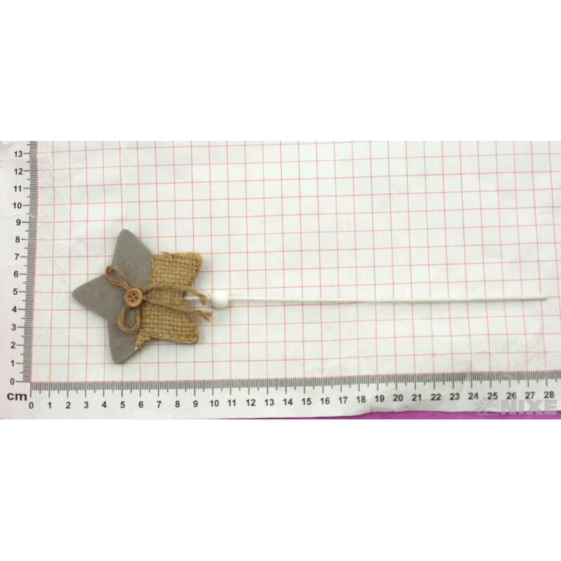 ZÁPICH HVĚZDA 12ks 7x26cm*PŘÍRODNÍ