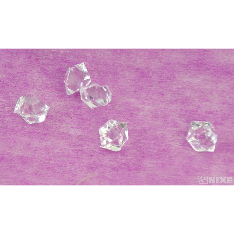 KAMÍNKY 15mm cca 500g*PRŮHLEDNÁ