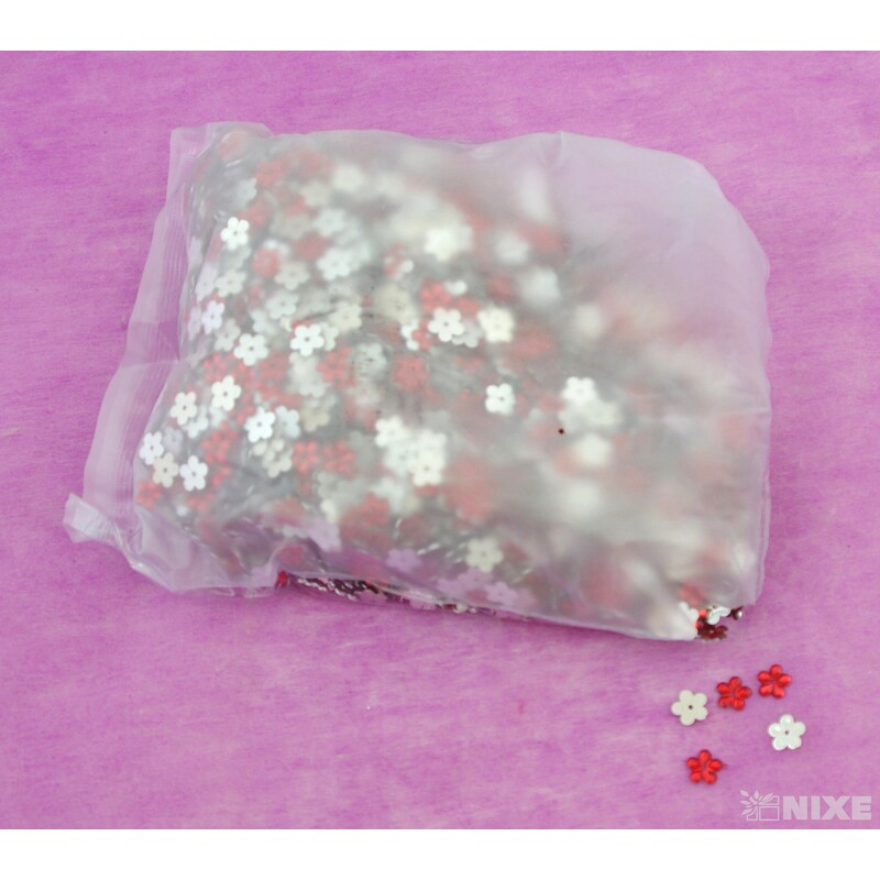 KYTIČKY 1cm cca 500g*ČERVENÁ