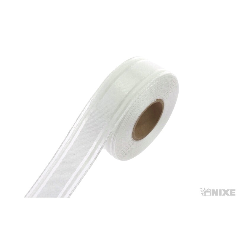 PLÁTNOVÁ STUHA 35mmx25m*BÍLÁ 103100