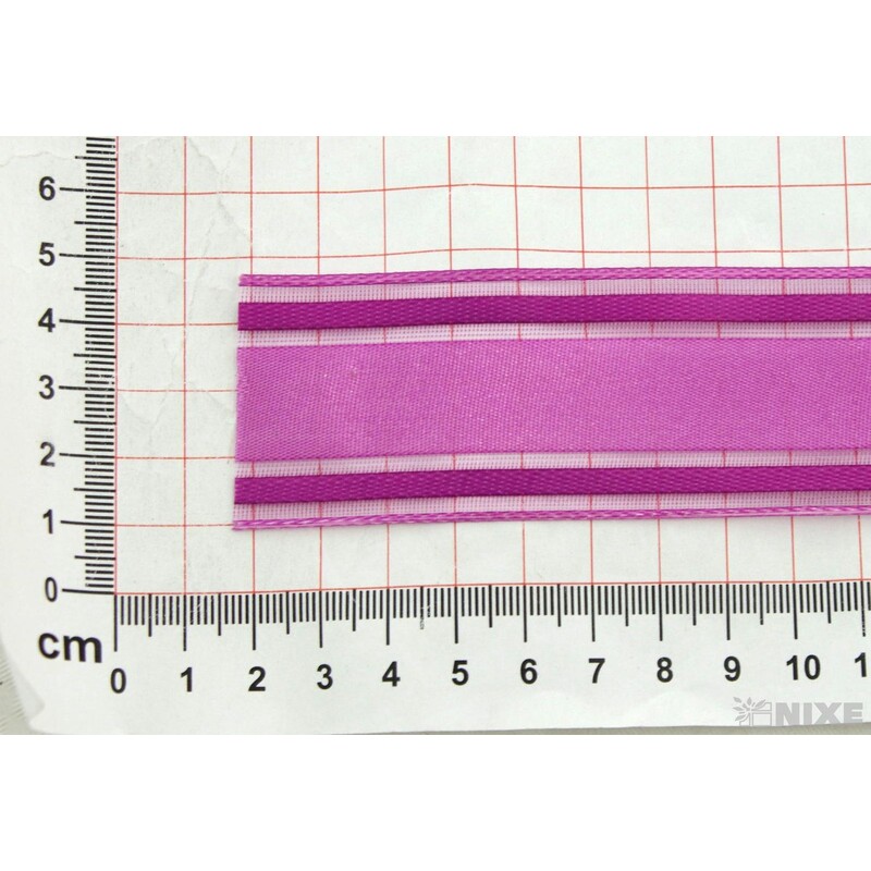 PLÁTNOVÁ STUHA 35mmx25m*FIALOVÁ 036505