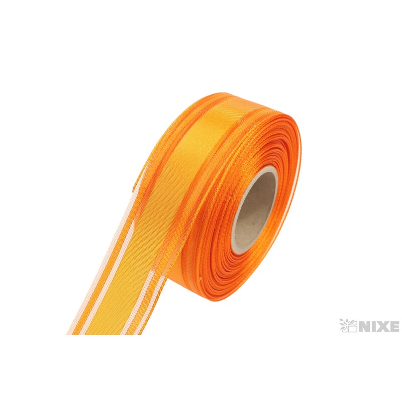 PLÁTNOVÁ STUHA 35mmx25m*ORANŽOVÁ 103617