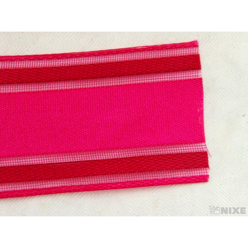 PLÁTNOVÁ STUHA 35mmx25m*RŮŽOVÁ TM. 103633