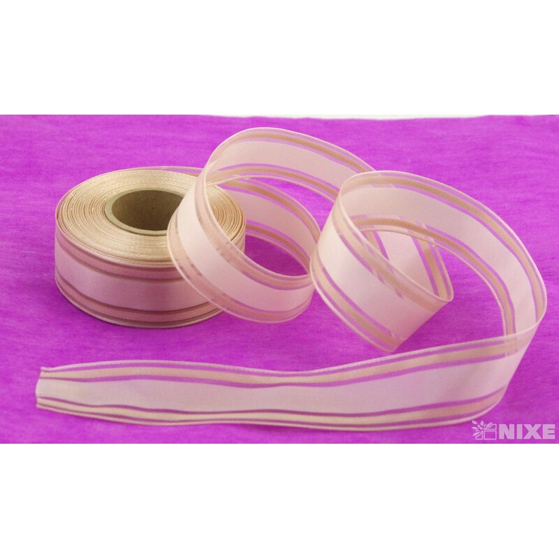 PLÁTNOVÁ STUHA 35mmx25m*SMETANOVÁ 103701