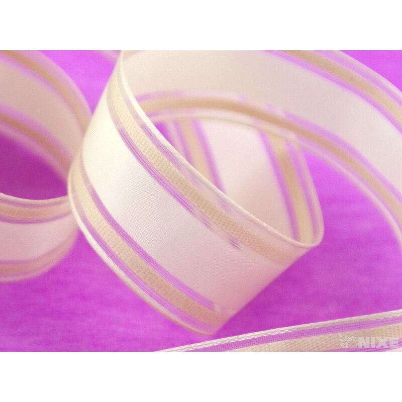 PLÁTNOVÁ STUHA 35mmx25m*SMETANOVÁ 103701