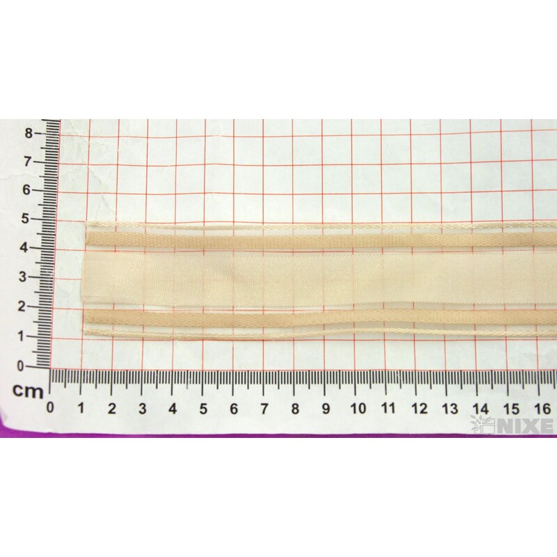 PLÁTNOVÁ STUHA 35mmx25m*SMETANOVÁ 103701