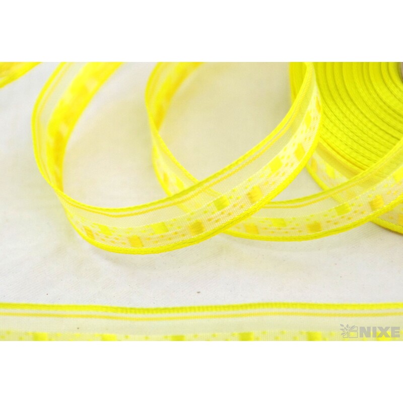 KOSTKA ACH VZOR DR. 15mmx25m*ŽLUTÁ 429504