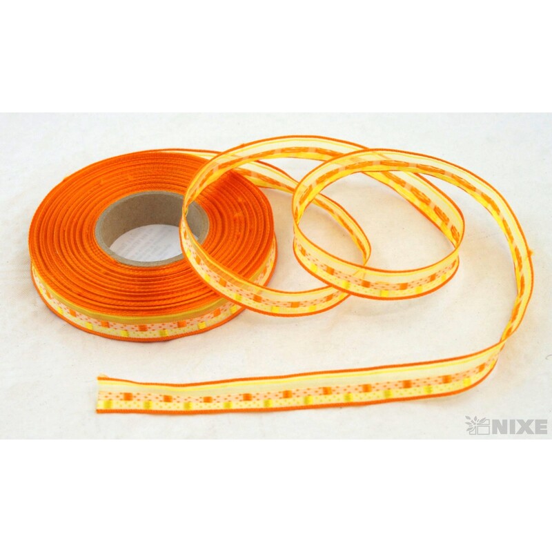 KOSTKA ACH VZOR DR. 15mmx25m*ORANŽOVÁ 429502