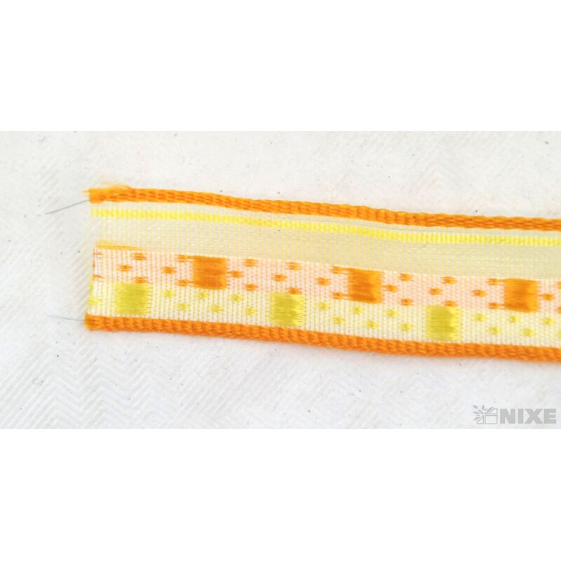 KOSTKA ACH VZOR DR. 15mmx25m*ORANŽOVÁ 429502