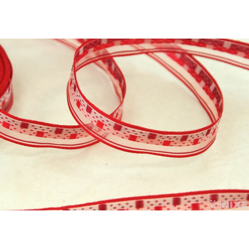 KOSTKA ACH VZOR DR. 15mmx25m*ČERVENÁ 429503