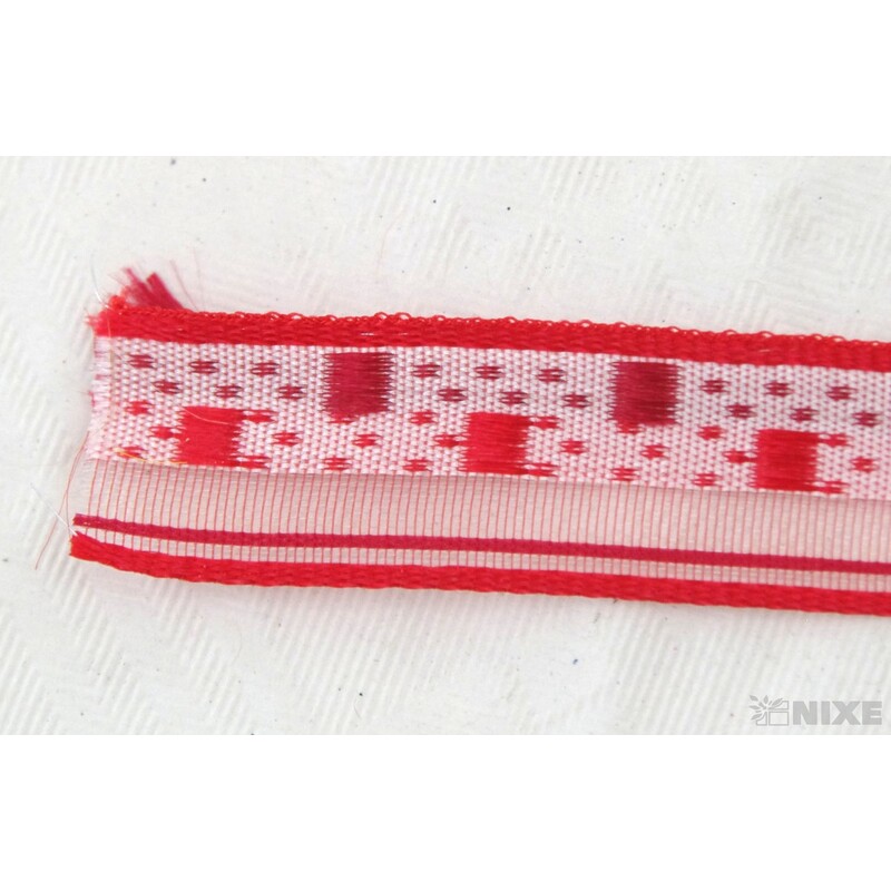 KOSTKA ACH VZOR DR. 15mmx25m*ČERVENÁ 429503