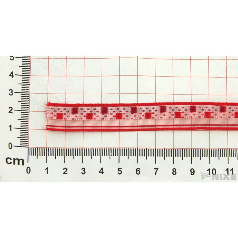 KOSTKA ACH VZOR DR. 15mmx25m*ČERVENÁ 429503