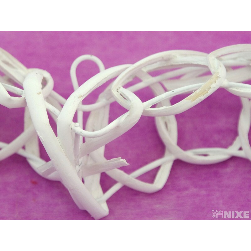 SRDCE RATTAN 31cm*BÍLÁ