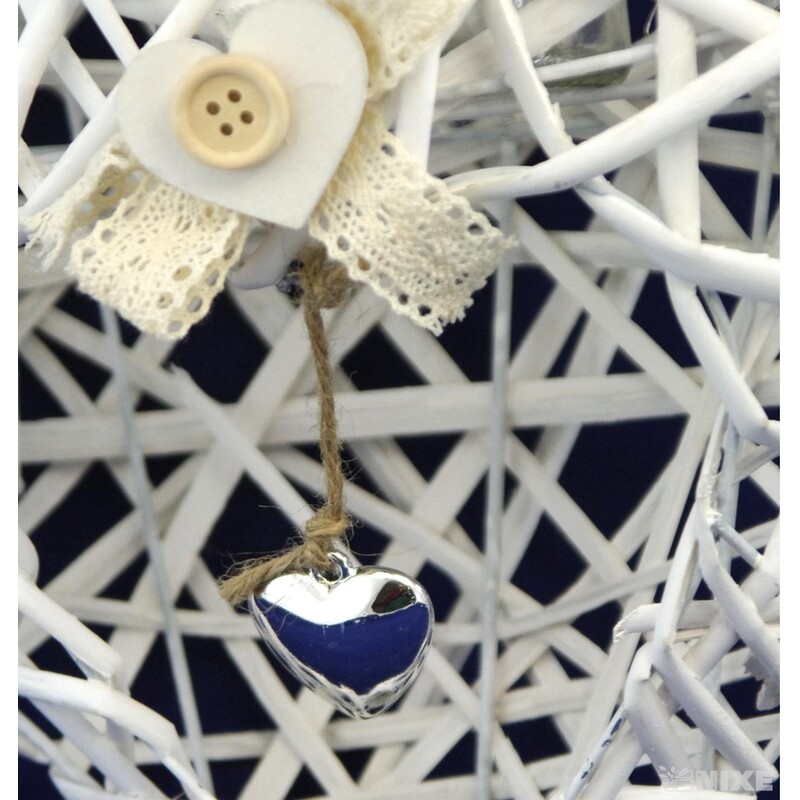 ZÁVĚS SRDCE ZDOBENÉ 30cm*