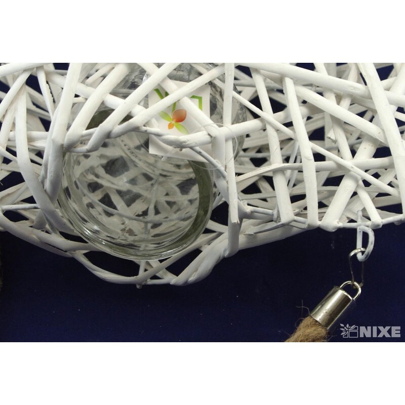 ZÁVĚS SRDCE ZDOBENÉ 30cm*