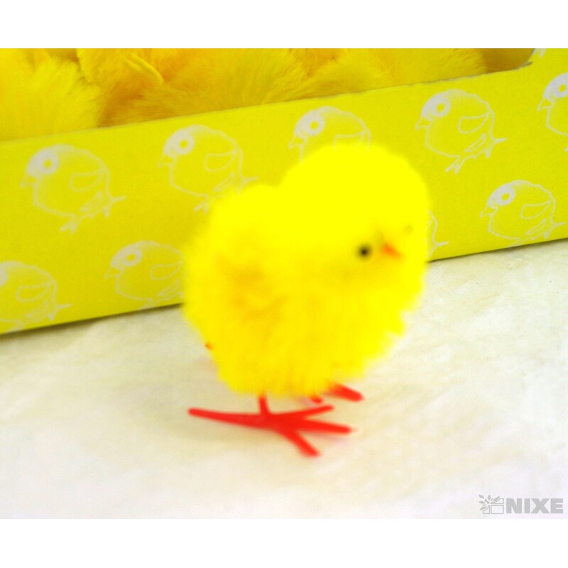 KUŘÁTKA 7cm 15ks*ŽLUTÁ