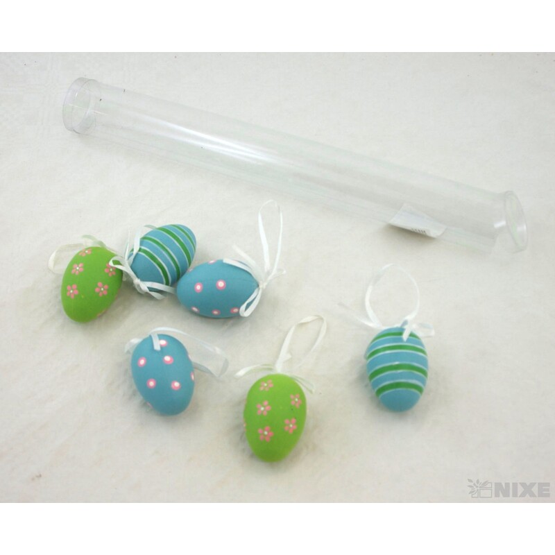 VAJÍČKA 6ks 6cm*MIX BAREV