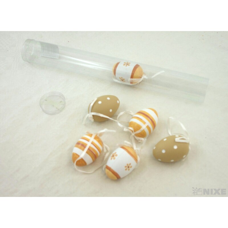 VAJÍČKA 6ks 6cm*MIX BAREV