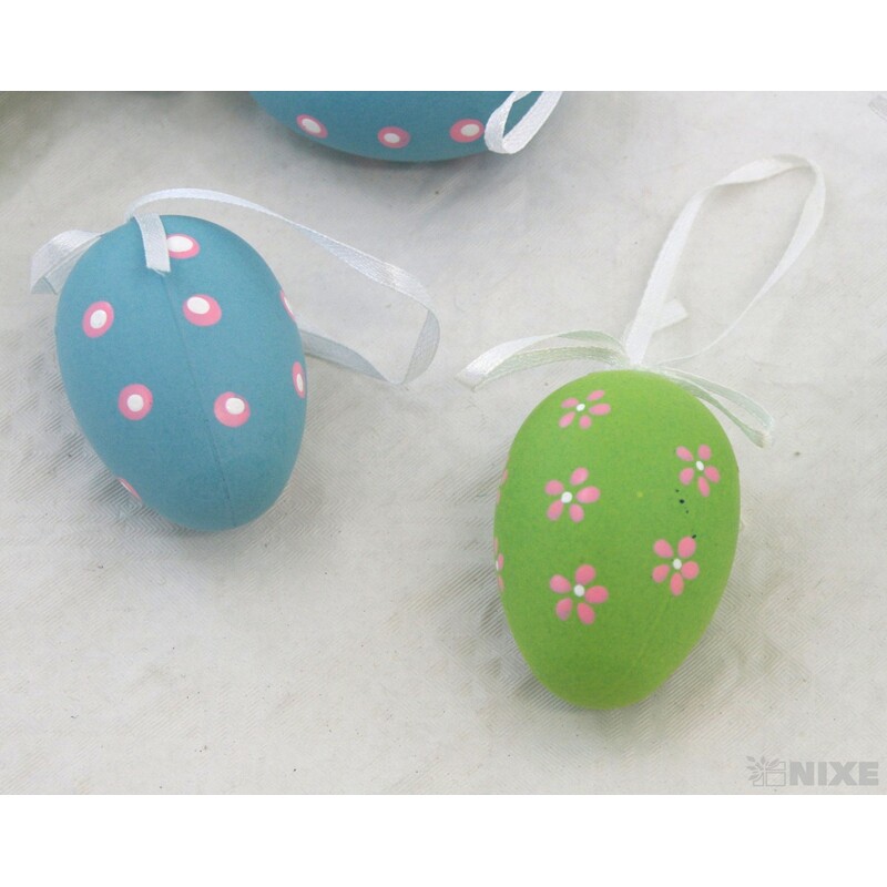 VAJÍČKA 6ks 6cm*MIX BAREV