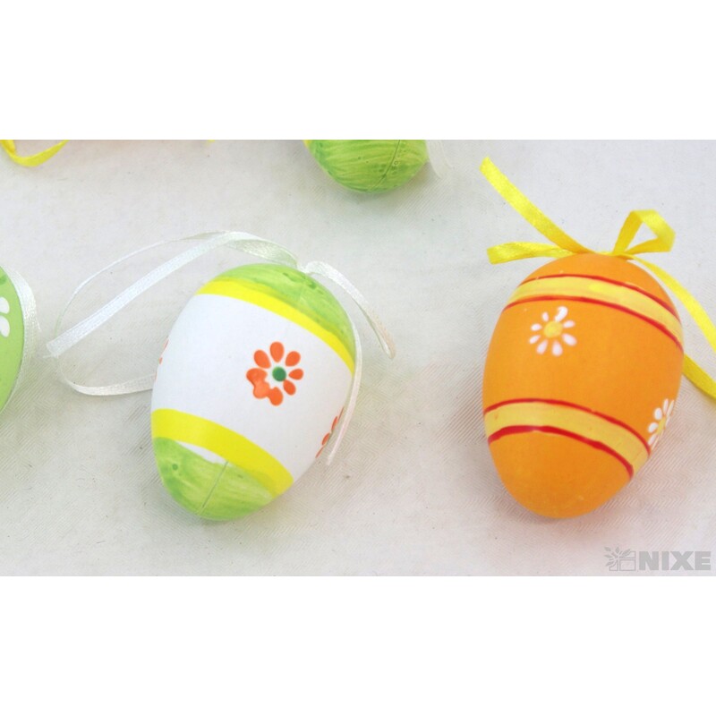 VAJÍČKA 6ks 6cm*MIX BAREV