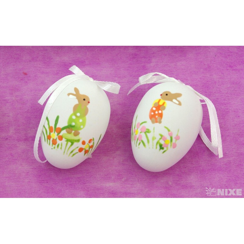 VAJÍČKA 6ks 6cm*MIX BAREV