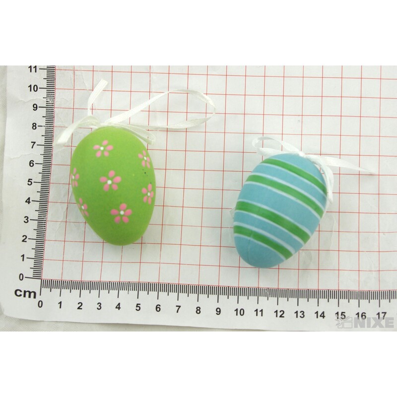 VAJÍČKA 6ks 6cm*MIX BAREV