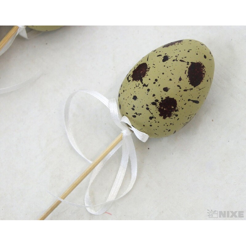 ZÁPICH VAJÍČKA 6ks 6x25cm*PŘÍRODNÍ