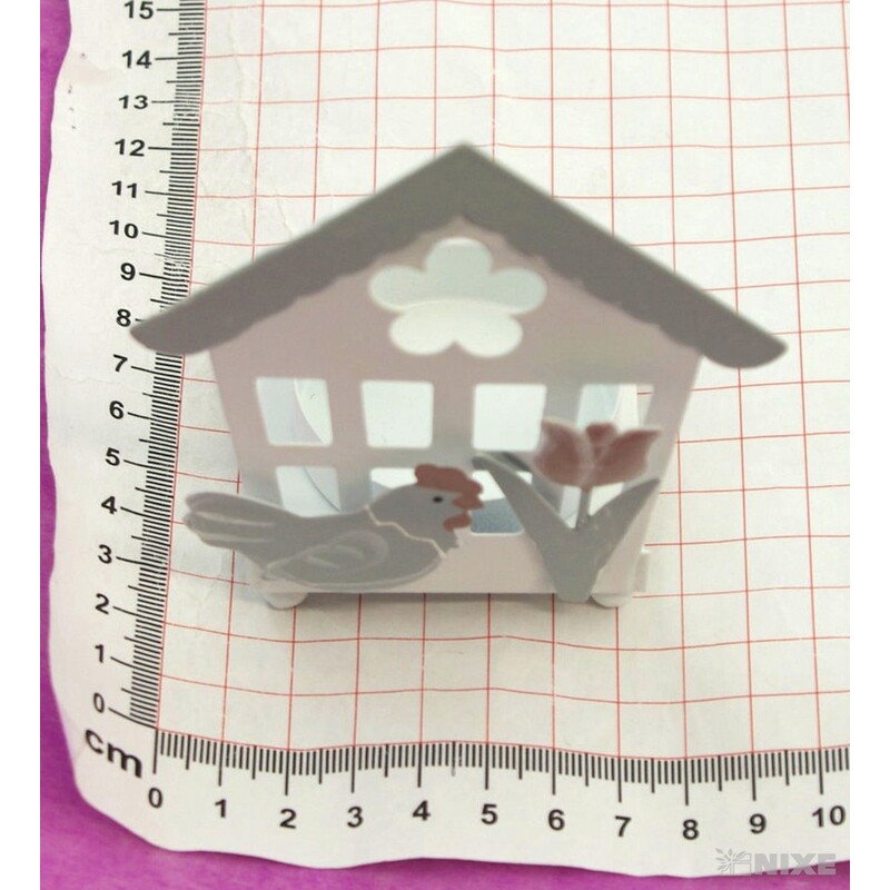 PLECHOVÝ SVÍCEN 10x6cm*