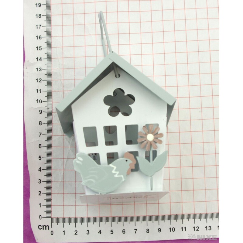 PLECHOVÝ DOMEK 6x6cm*