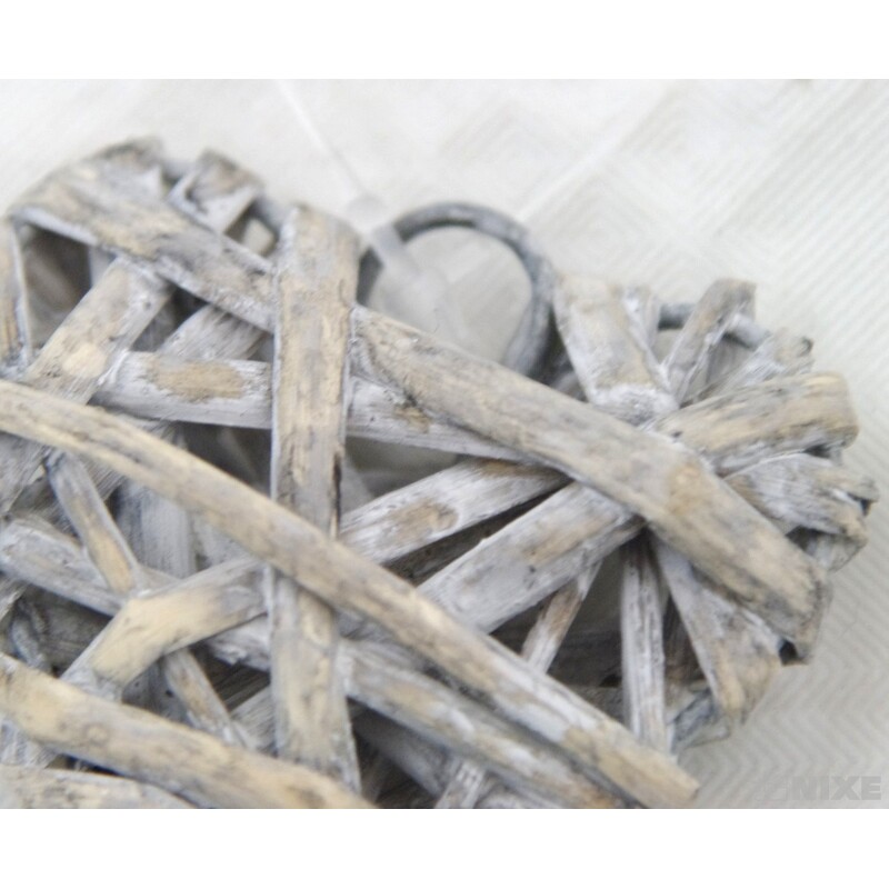 ZÁVĚS SRDCE 5cm*PŘÍRODNÍ