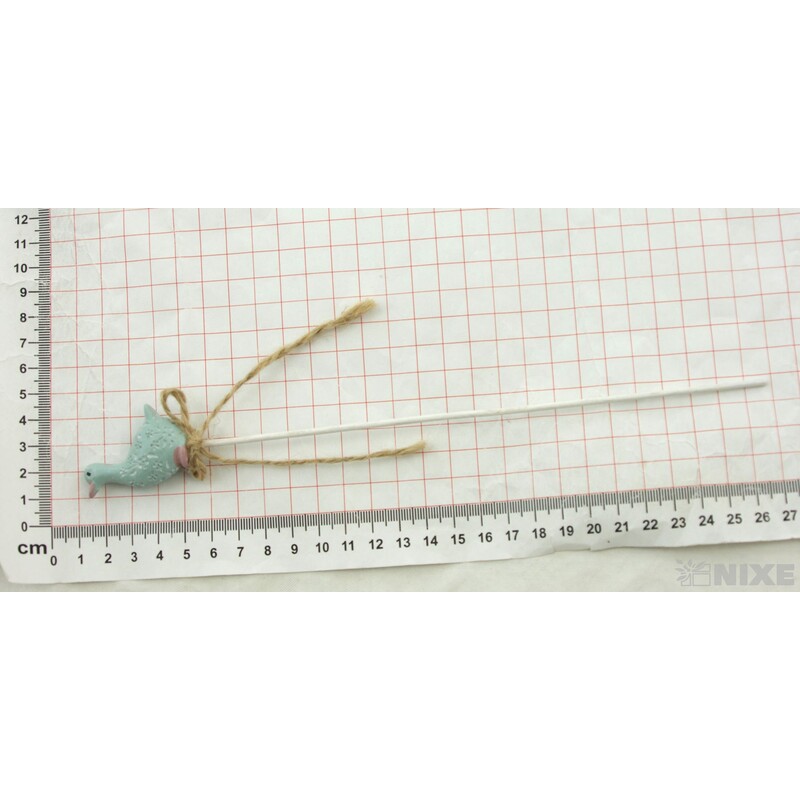 ZÁPICH HUSA 12ks 4x25cm*TYRKYSOVÁ