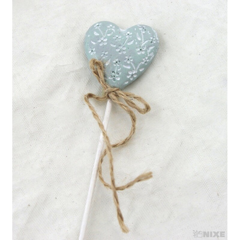 ZÁPICH SRDCE 12ks 3x24cm*TYRKYSOVÁ