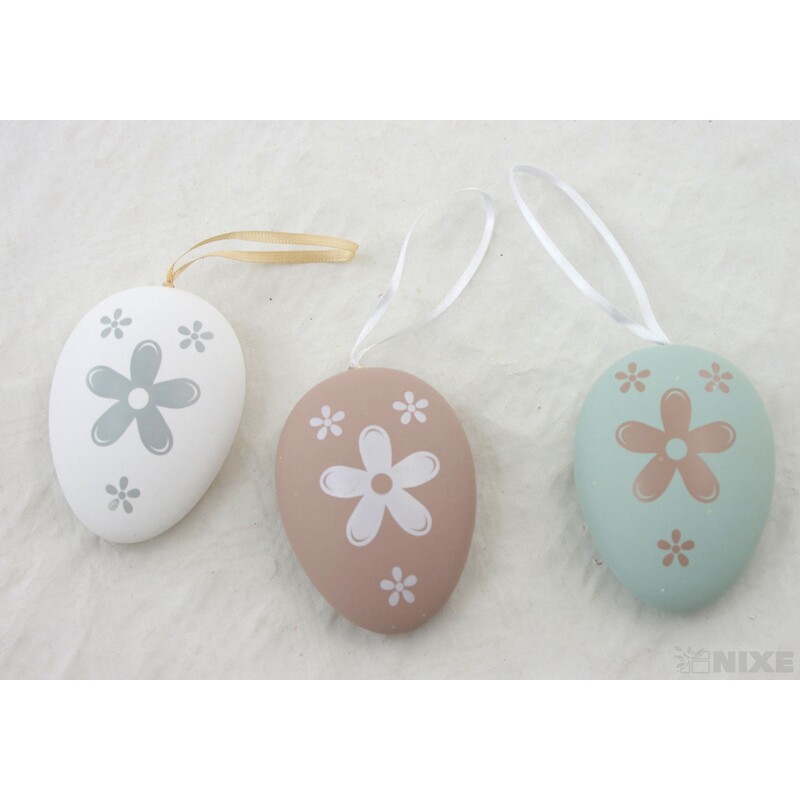 VAJÍČKA 3ks 9cm*MIX BAREV