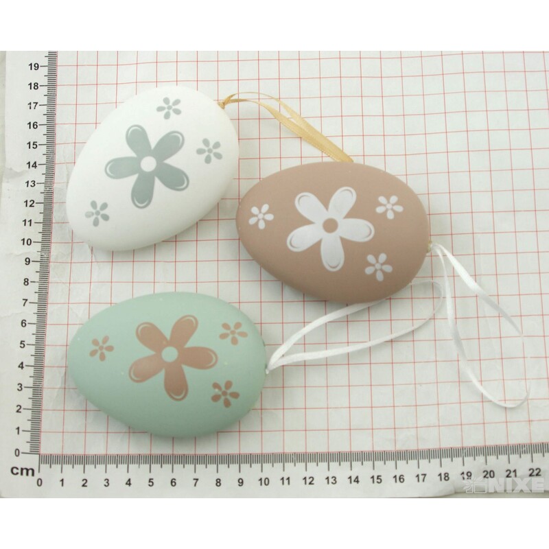 VAJÍČKA 3ks 9cm*MIX BAREV